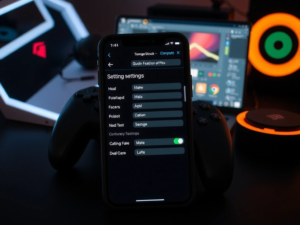 A smartphone displaying app settings, symbolizing user control and agreement.
